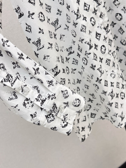 Louis 25ss printe shirt