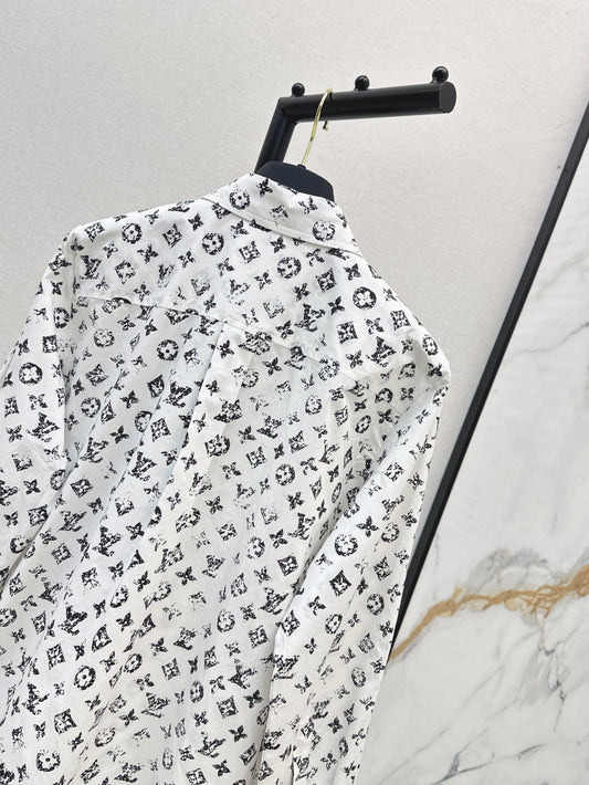 Louis 25ss printe shirt