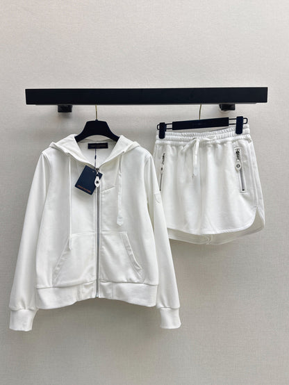 Louis 25fw hoodie short set