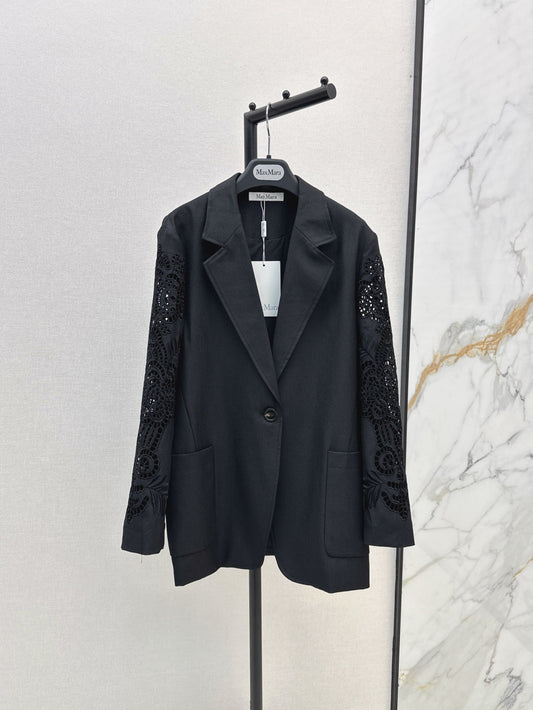 Max 25fw lace blazer