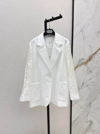 Max 25fw lace blazer