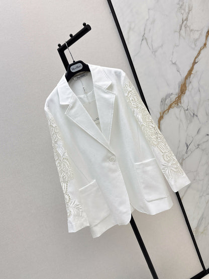 Max 25fw lace blazer