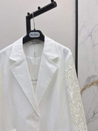 Max 25fw lace blazer