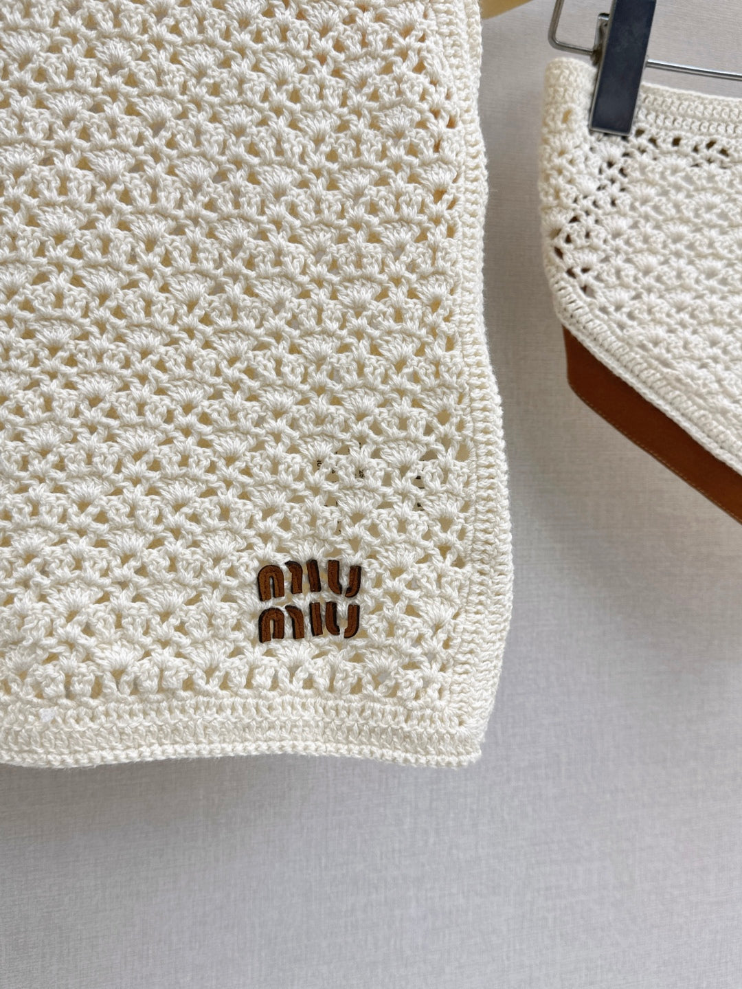 Miu 25ss knitted suit