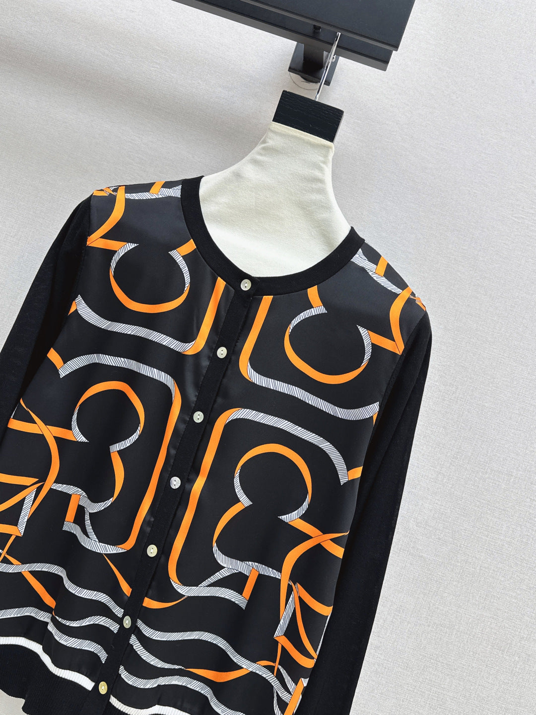 Herm 25ss printed cardigan