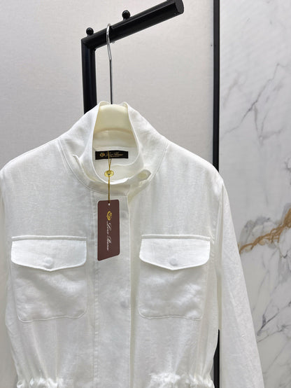 Loro 25fw linen jacket
