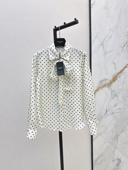 Saint lau 25fw silk shirt