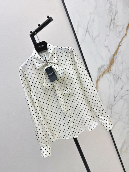 Saint lau 25fw silk shirt