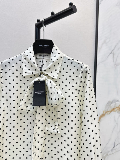 Saint lau 25fw silk shirt