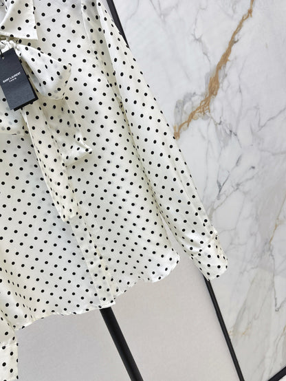 Saint lau 25fw silk shirt