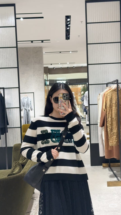 Max 25fw flocking sweater