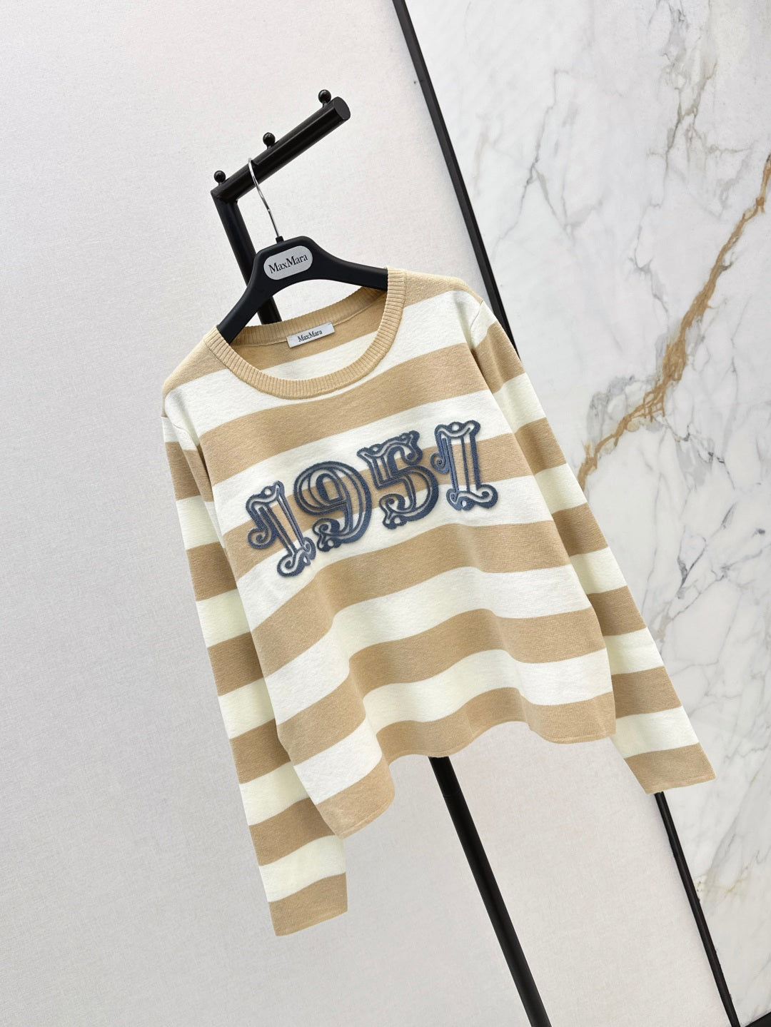 Max 25fw flocking sweater