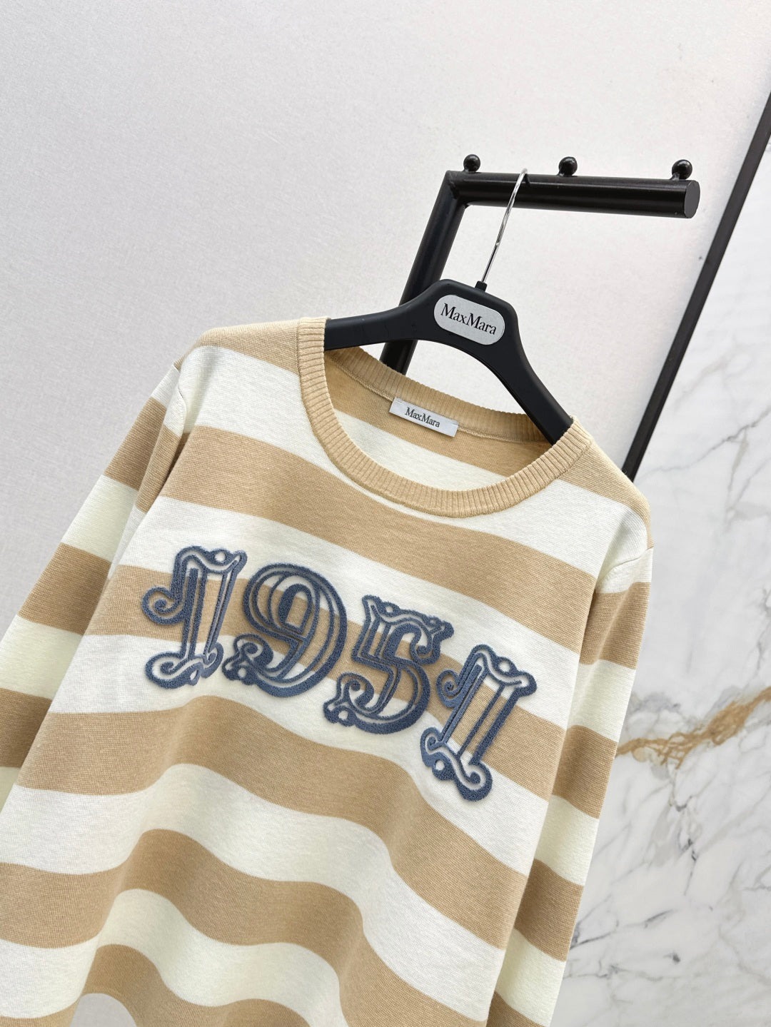 Max 25fw flocking sweater