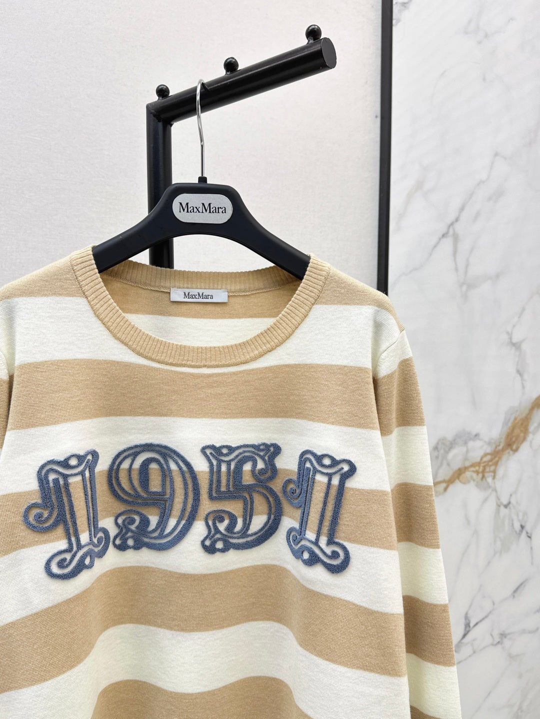 Max 25fw flocking sweater