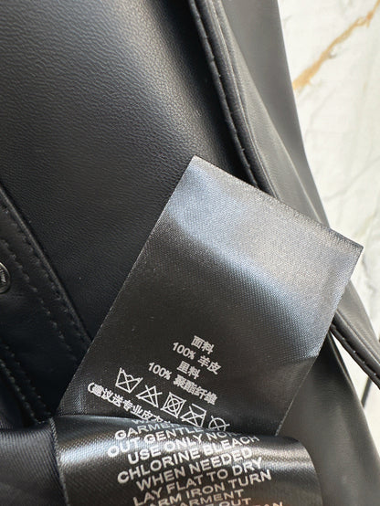 Saint lau 25fw leather coat