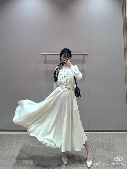 Loro 25fw shirt dress