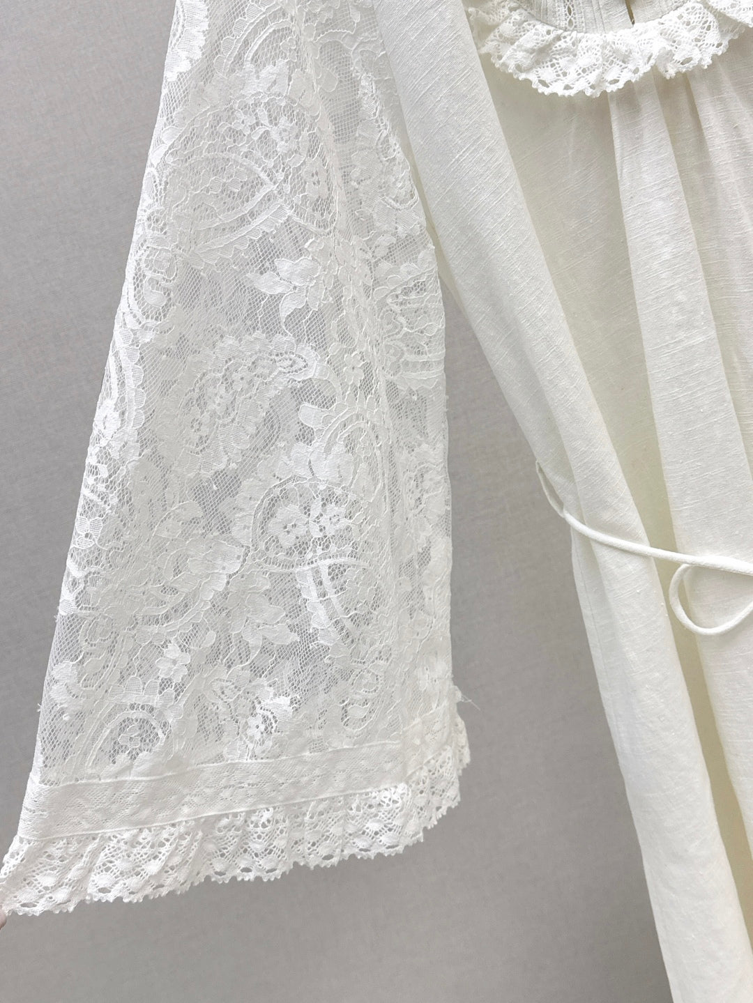 Zimm 25ss lace linen dress