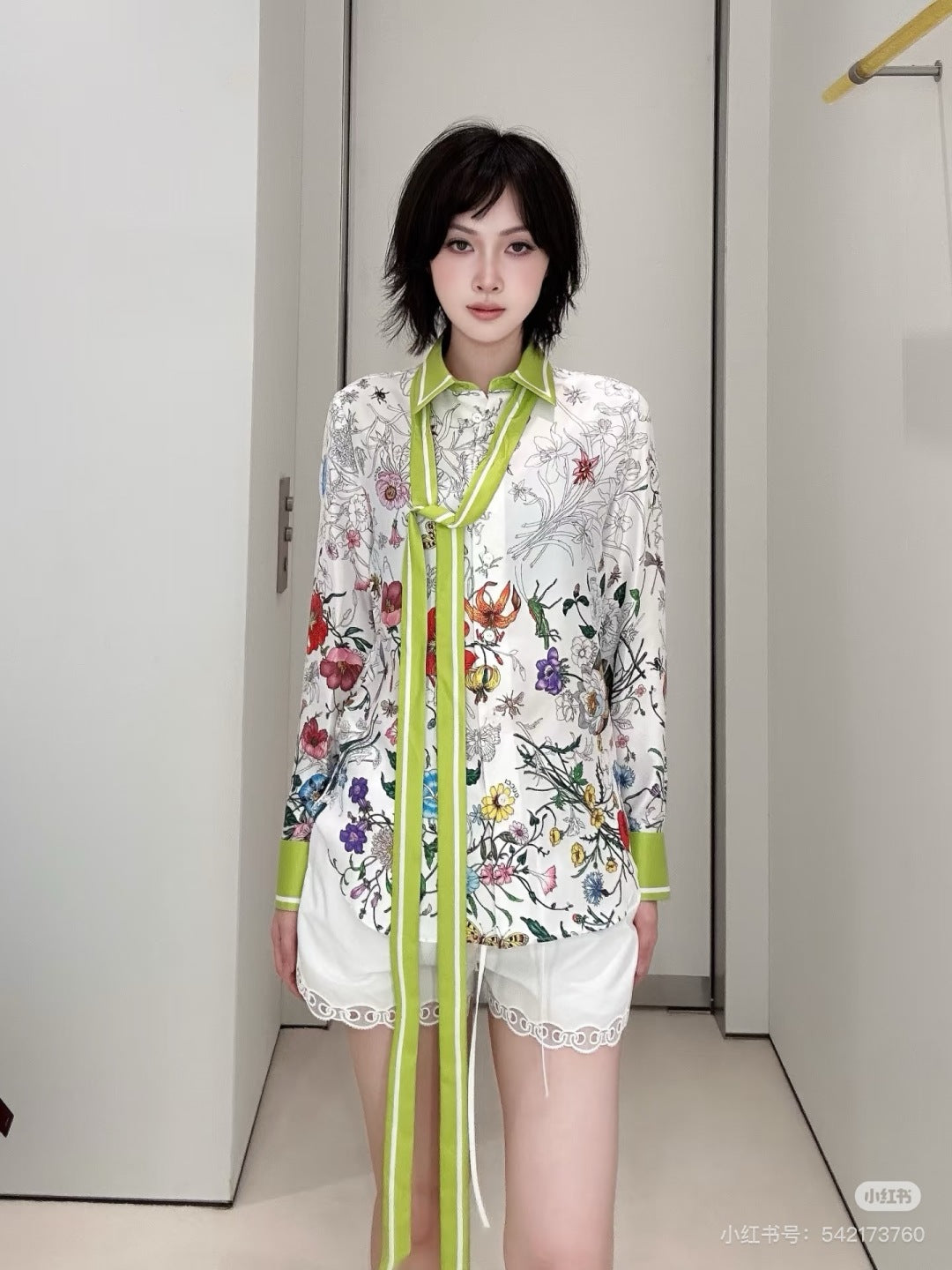 Guc 25fw printed shirt
