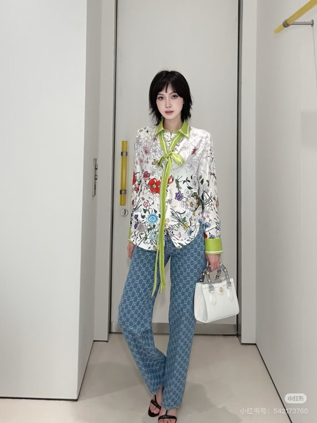 Guc 25fw printed shirt