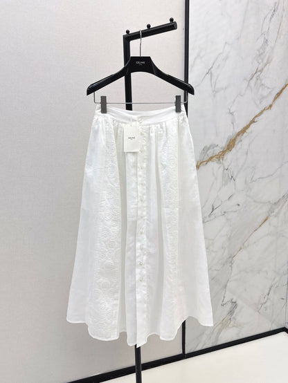 Celi 25fw embroidered skirt