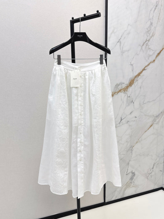 Celi 25fw embroidered skirt