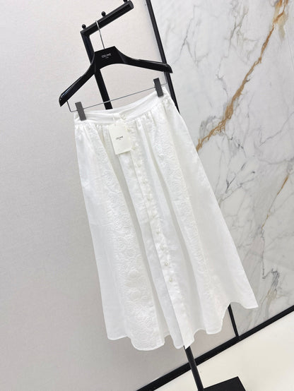 Celi 25fw embroidered skirt