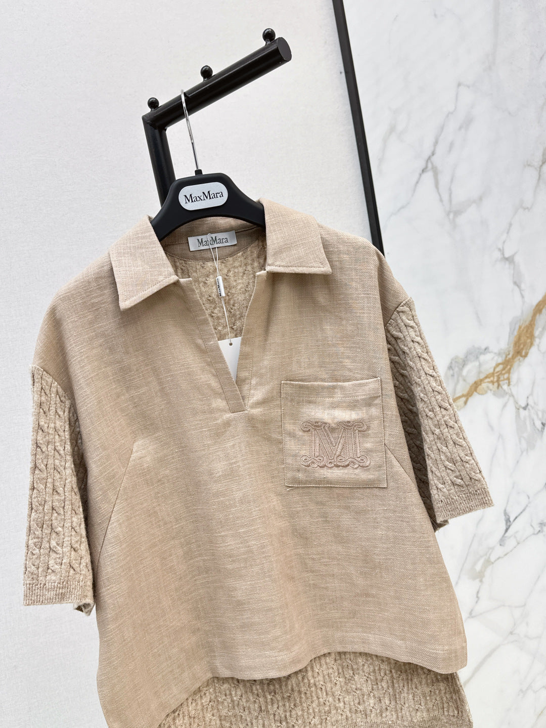 Max 25fw knitted shirt