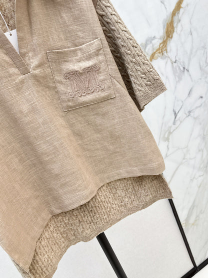 Max 25fw knitted shirt
