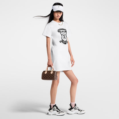 Louis 25ss printed dress