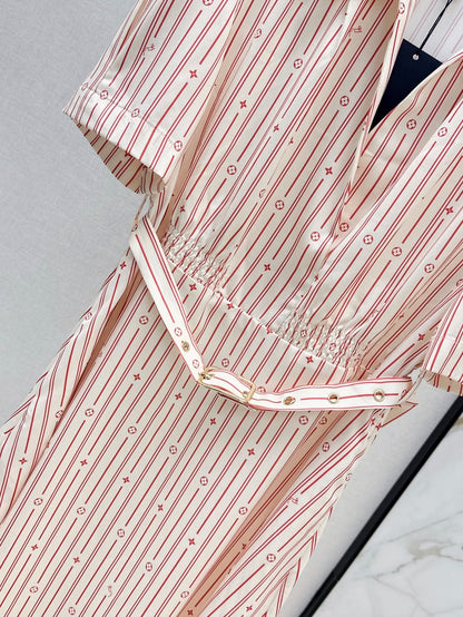 Louis 25fw printed dress