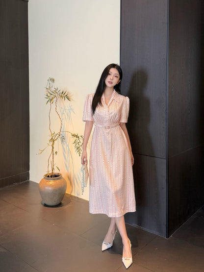 Louis 25fw printed dress