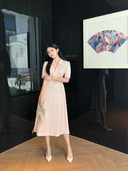 Louis 25fw printed dress