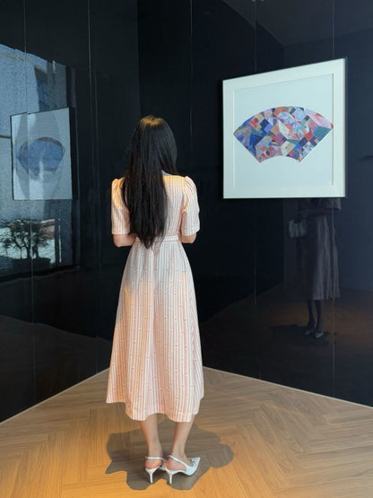 Louis 25fw printed dress