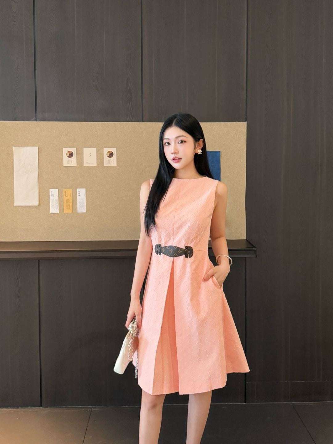 Louis 25fw jacquard dress