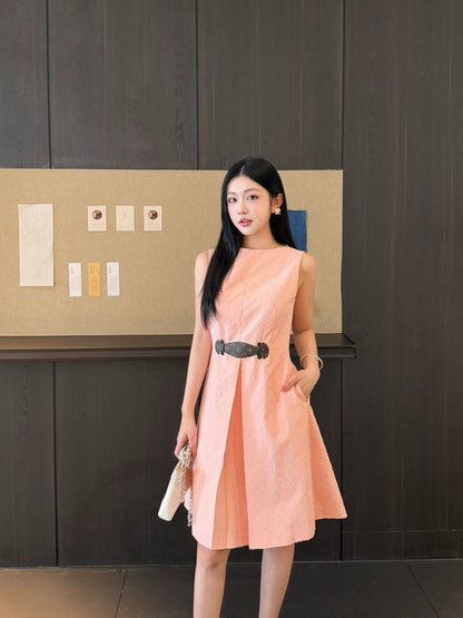 Louis 25fw jacquard dress