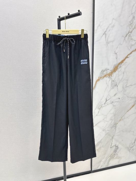 Miu 25fw drawstring pants