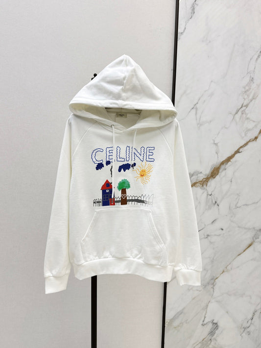 Celi 25fw printed hoodie