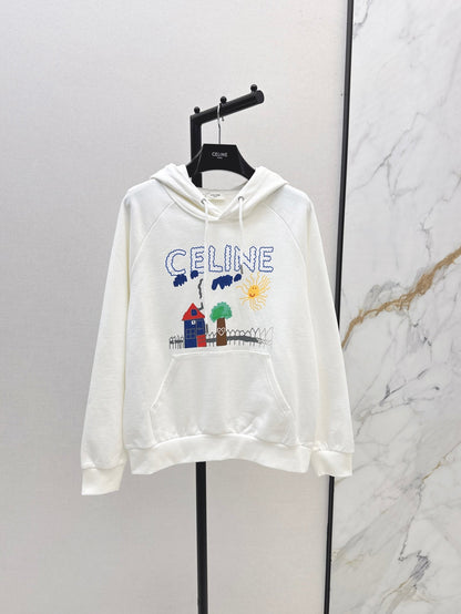 Celi 25fw printed hoodie