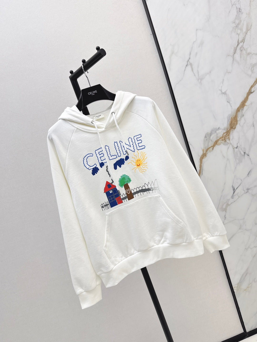 Celi 25fw printed hoodie