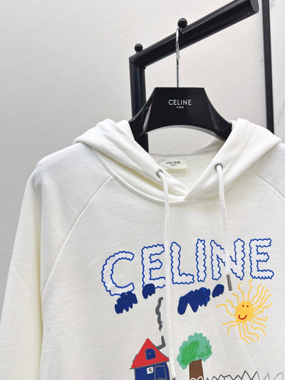 Celi 25fw printed hoodie