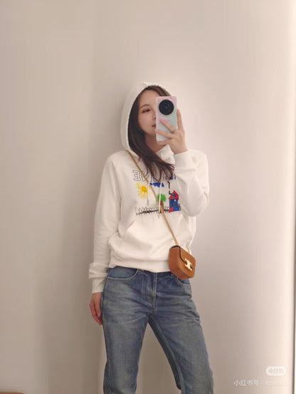 Celi 25fw printed hoodie