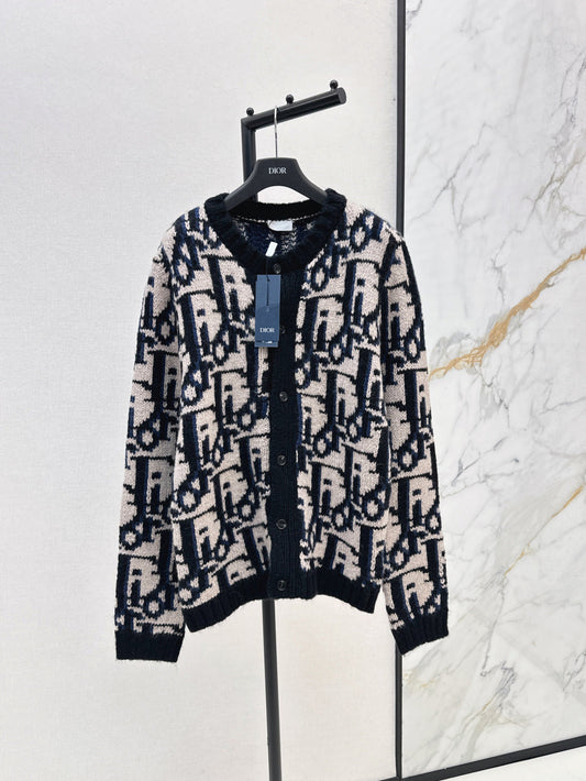 CD 25fw jacquard cardigan