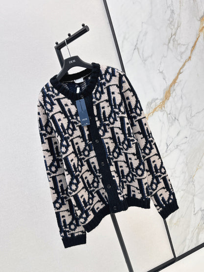 CD 25fw jacquard cardigan