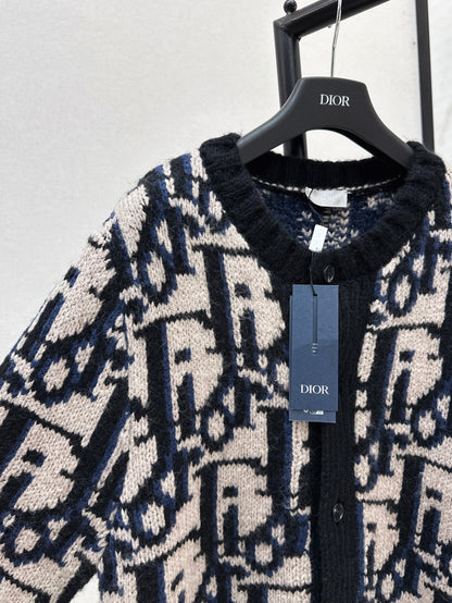 CD 25fw jacquard cardigan