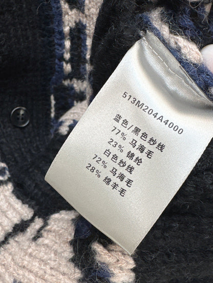 CD 25fw jacquard cardigan
