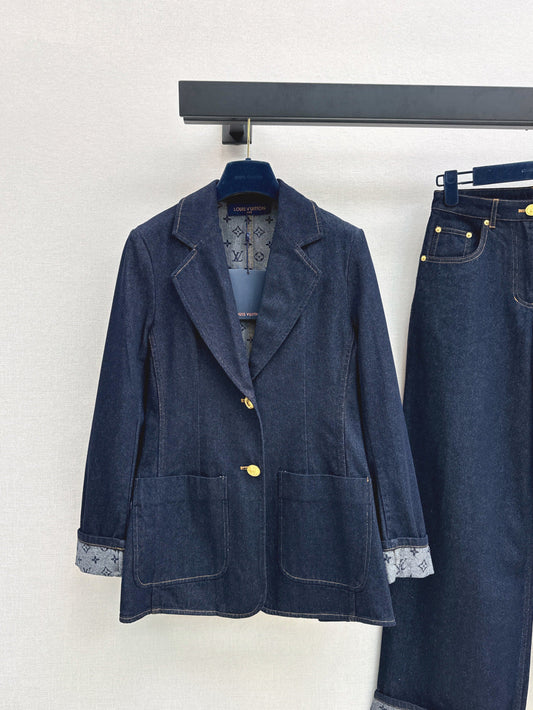 Louis 25fw denim blazer
