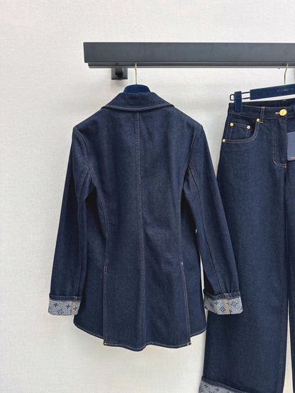Louis 25fw denim blazer
