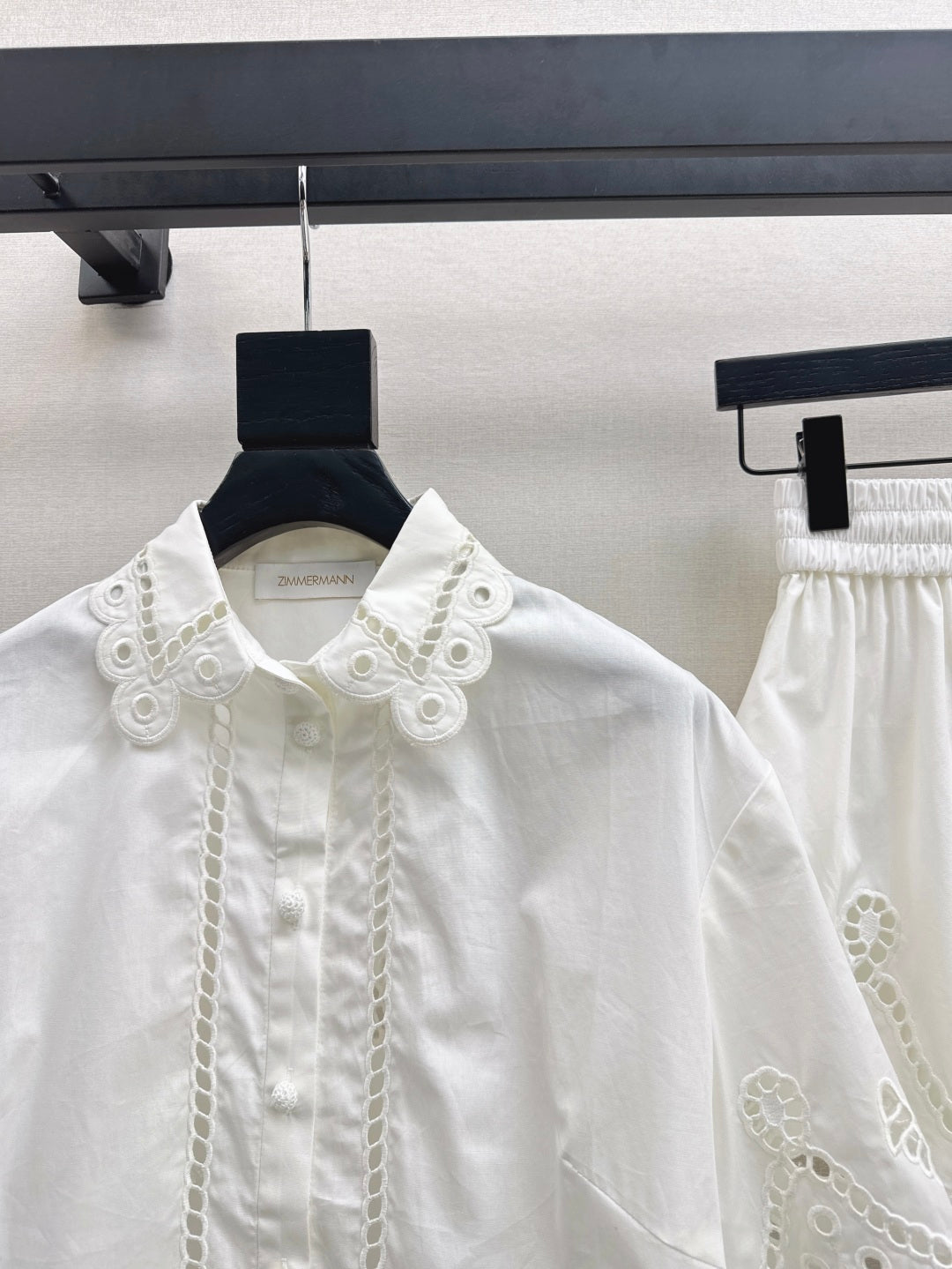 Zimm 25ss embroidered shirt