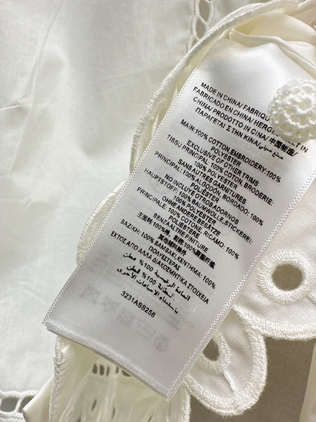 Zimm 25ss embroidered shirt