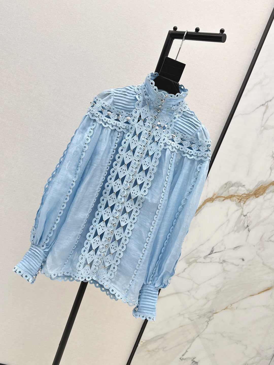Zimm 25ss embroidered shirt